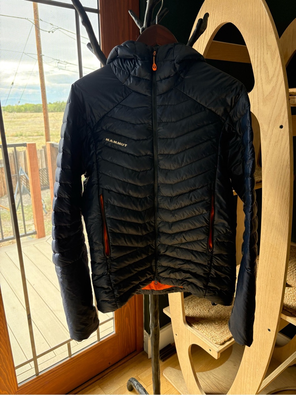 Mammut Eigerjoch Advanced IN Hooded Jacket - Blue - Mens Medium
